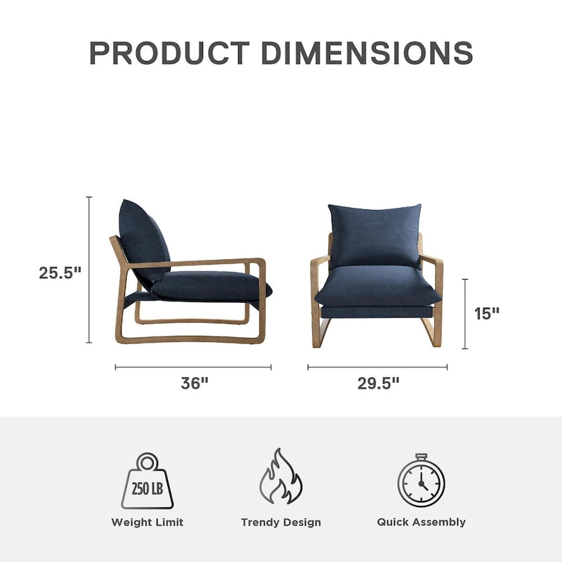 Fauteuil d'appoint Janae Sling d'Avenue Greene