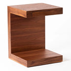 Table d'appoint en forme de C en bois Carson d'Aurelle Home