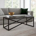 Table basse Silver Orchid Stifter en bronze noirci