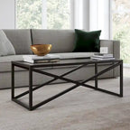 Table basse Silver Orchid Stifter en bronze noirci