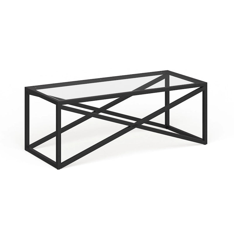 Table basse Silver Orchid Stifter en bronze noirci