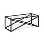 Table basse Silver Orchid Stifter en bronze noirci