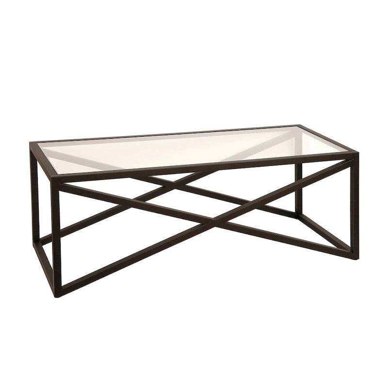 Table basse Silver Orchid Stifter en bronze noirci