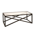 Table basse Silver Orchid Stifter en bronze noirci