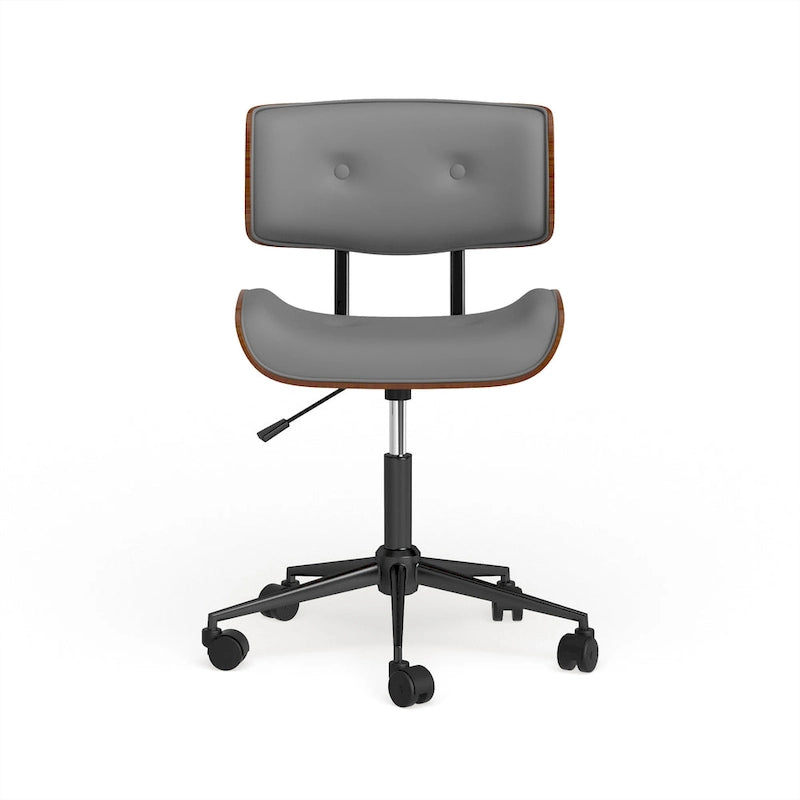 Chaise de bureau Carson Carrington Leksand, style moderne du milieu du siècle