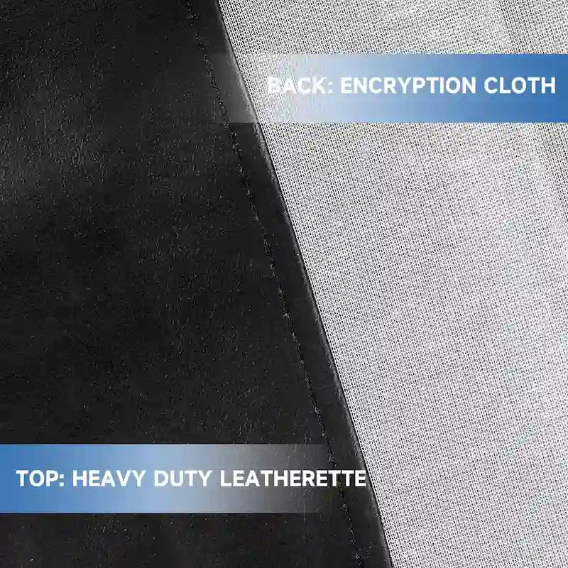 Housse de billard GSE 7 pi/8 pi/9 pi en similicuir PU résistant - Noir