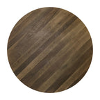 Table de salle à manger traditionnelle Oskam I en noyer de 53 pouces de Furniture of America