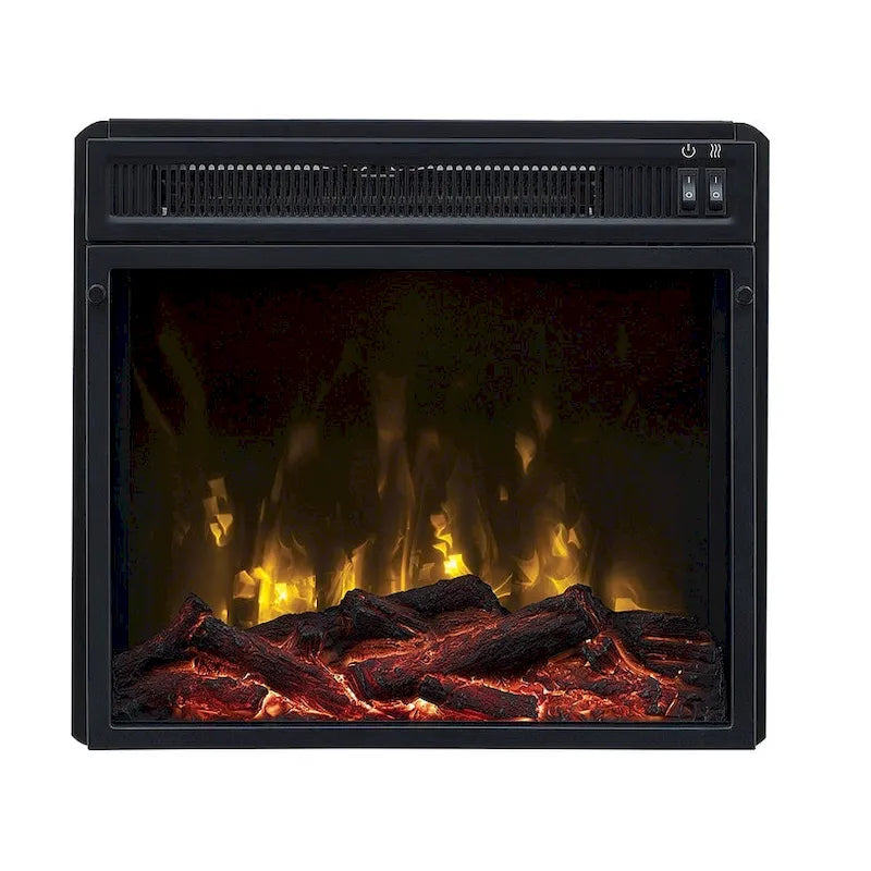 Meuble TV Cottonwood avec cheminée, pour téléviseurs jusqu'à 55 pouces, en pin Ashland - largeur 47,5 pouces