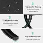 Table de conférence de 1,98 m (6,5 pi) pour 6 à 8 personnes, table de séminaire rectangulaire de 1,98 m (78 po) de long