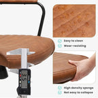 Chaise de bureau, chaise d'ordinateur, chaise de bureau à domicile de style milieu du siècle