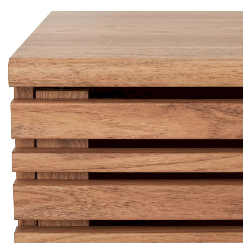 Meuble TV multimédia SAFAVIEH Teela en noyer, 150 cm (59 pouces) - 150 cm (59 po) L x 38 cm (15 po) l x 48 cm (19 po) H