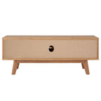 Meuble TV multimédia SAFAVIEH Teela en noyer, 150 cm (59 pouces) - 150 cm (59 po) L x 38 cm (15 po) l x 48 cm (19 po) H