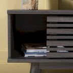 Meuble TV multimédia SAFAVIEH Teela en noyer, 150 cm (59 pouces) - 150 cm (59 po) L x 38 cm (15 po) l x 48 cm (19 po) H