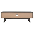 Meuble TV multimédia SAFAVIEH Teela en noyer, 150 cm (59 pouces) - 150 cm (59 po) L x 38 cm (15 po) l x 48 cm (19 po) H