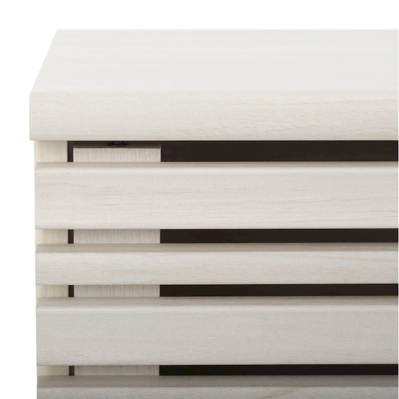 Meuble TV multimédia SAFAVIEH Teela en noyer, 150 cm (59 pouces) - 150 cm (59 po) L x 38 cm (15 po) l x 48 cm (19 po) H