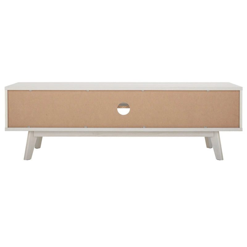 Meuble TV multimédia SAFAVIEH Teela en noyer, 150 cm (59 pouces) - 150 cm (59 po) L x 38 cm (15 po) l x 48 cm (19 po) H