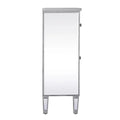 2-Door Mirrored Accent Cabinet