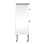 2-Door Mirrored Accent Cabinet