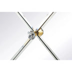 Meuble d'appoint à deux portes avec miroir