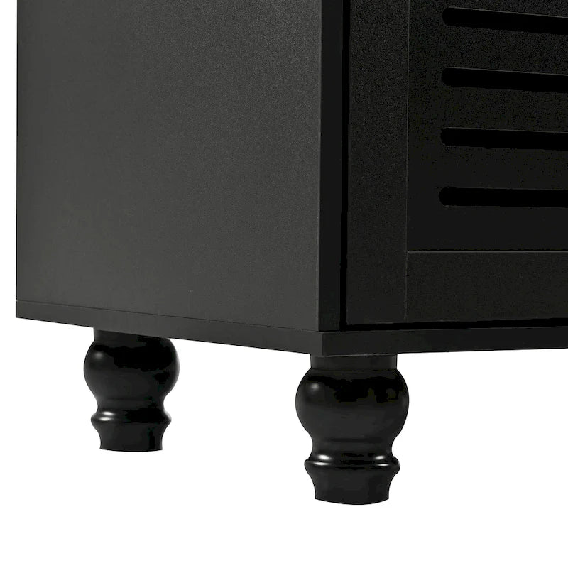 Banc d'entrée 5 en 1 avec portes à volets, porte-manteau, coussin et 4 crochets robustes, meuble d'entrée de 120 cm de large avec banc de rangement