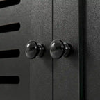 Banc d'entrée 5 en 1 avec portes à volets, porte-manteau, coussin et 4 crochets robustes, meuble d'entrée de 120 cm de large avec banc de rangement