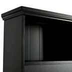 Banc d'entrée 5 en 1 avec portes à volets, porte-manteau, coussin et 4 crochets robustes, meuble d'entrée de 120 cm de large avec banc de rangement