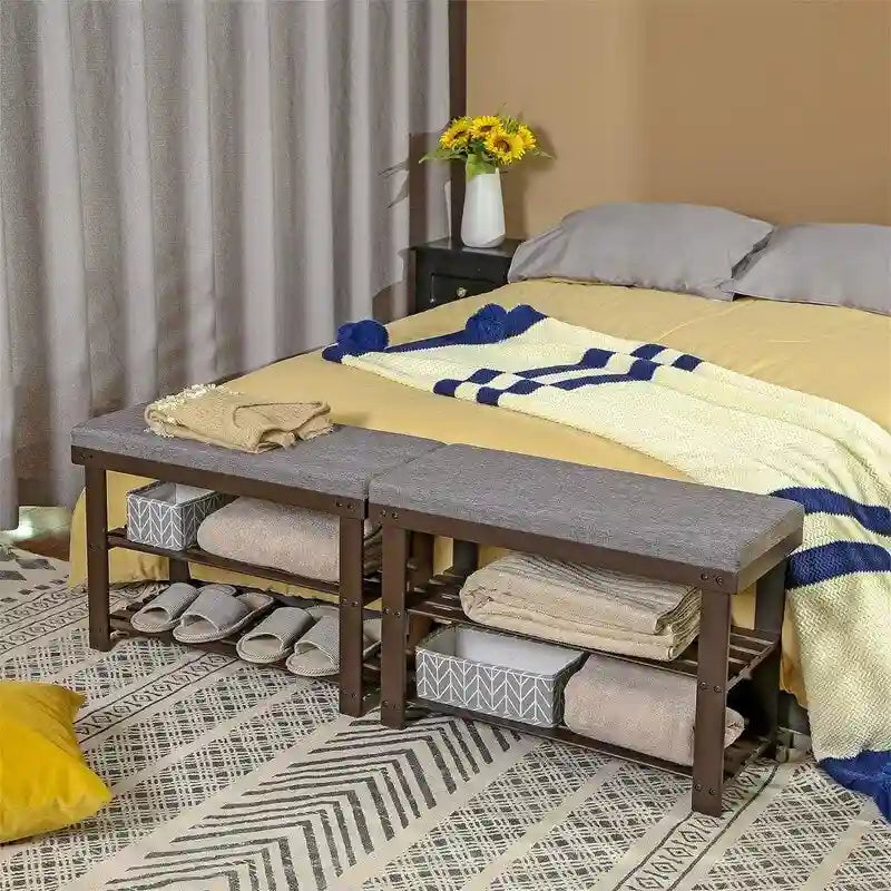 Étagère à chaussures à 3 niveaux - 11,4 cm (P) x 28 cm (L) x 19,3 cm (H)