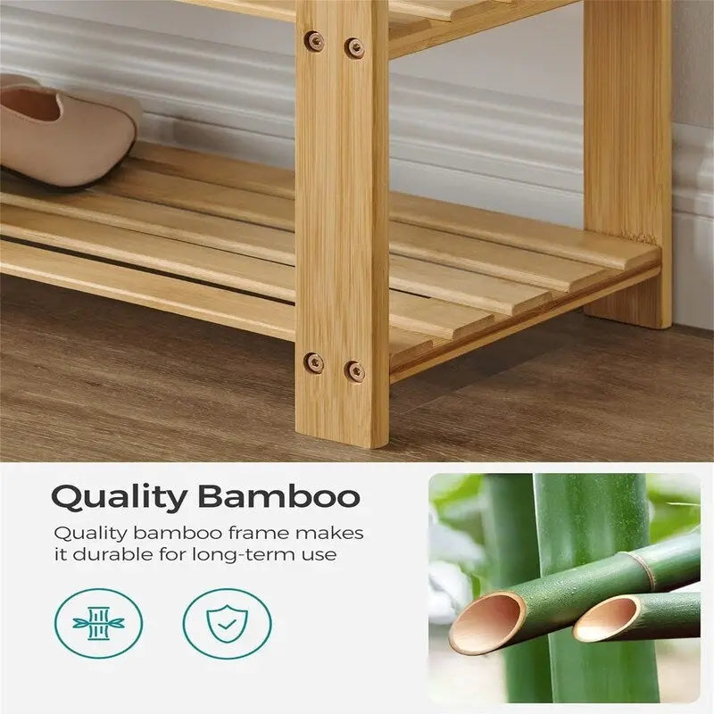 Étagère à chaussures à 3 niveaux - 11,4 cm (P) x 28 cm (L) x 19,3 cm (H)