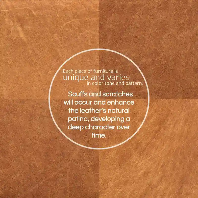 Canapé d'appartement Essex 74 de Poly &amp; Bark - Cuir italien pleine fleur véritable