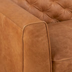 Canapé d'appartement Essex 74 de Poly &amp; Bark - Cuir italien pleine fleur véritable