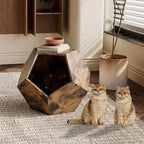 25,98 Meuble moderne pour animaux de compagnie, niche pour chat, table d'appoint