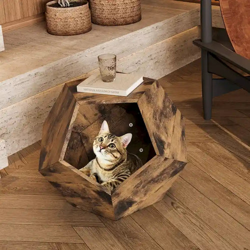25.98 Shaped Modern Pet Furniture Cat Kennel Side Table