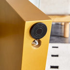 Table basse moderne minimaliste en verre trempé transparent