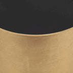 Table basse et d'appoint ronde en bois et verre style moderne et glamour de Sagebrook Home