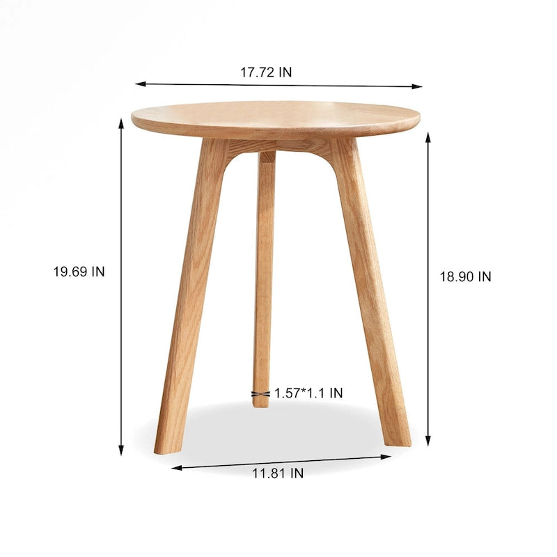 Petite table d'appoint ronde