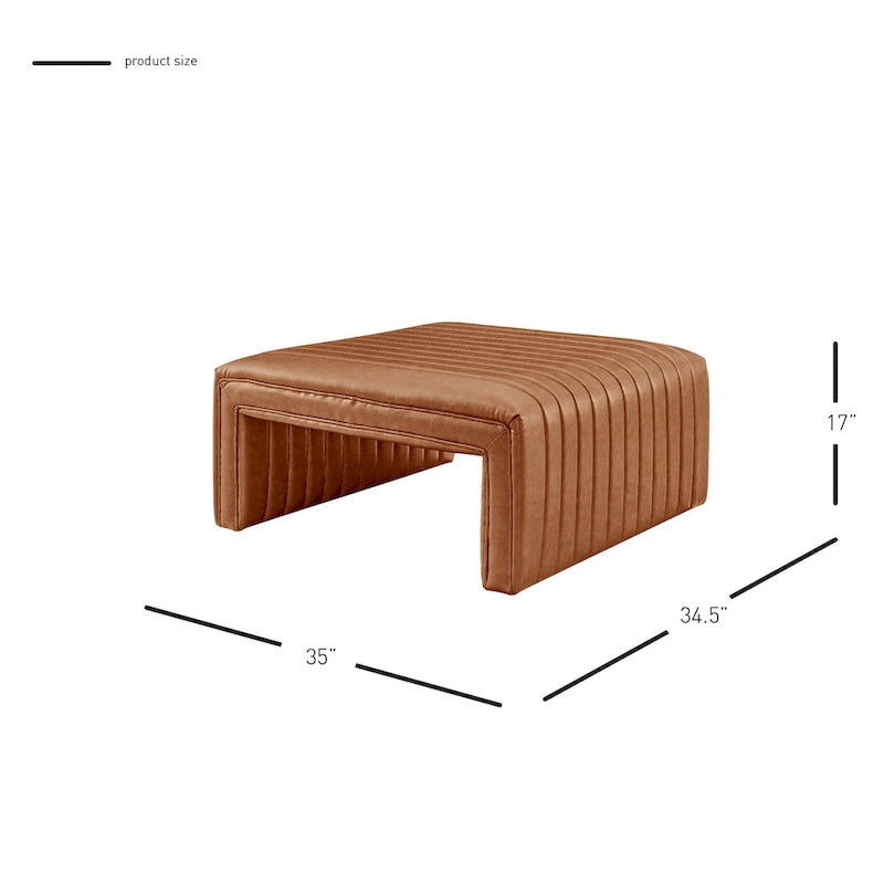 Table basse Atkinson en similicuir