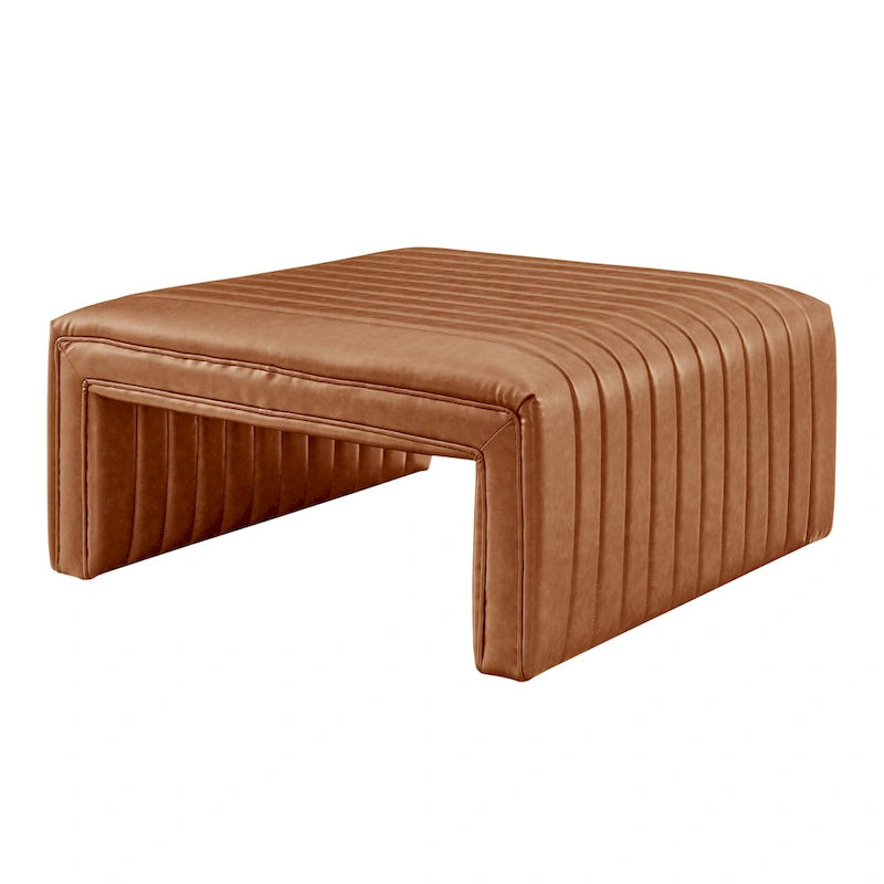 Table basse Atkinson en similicuir