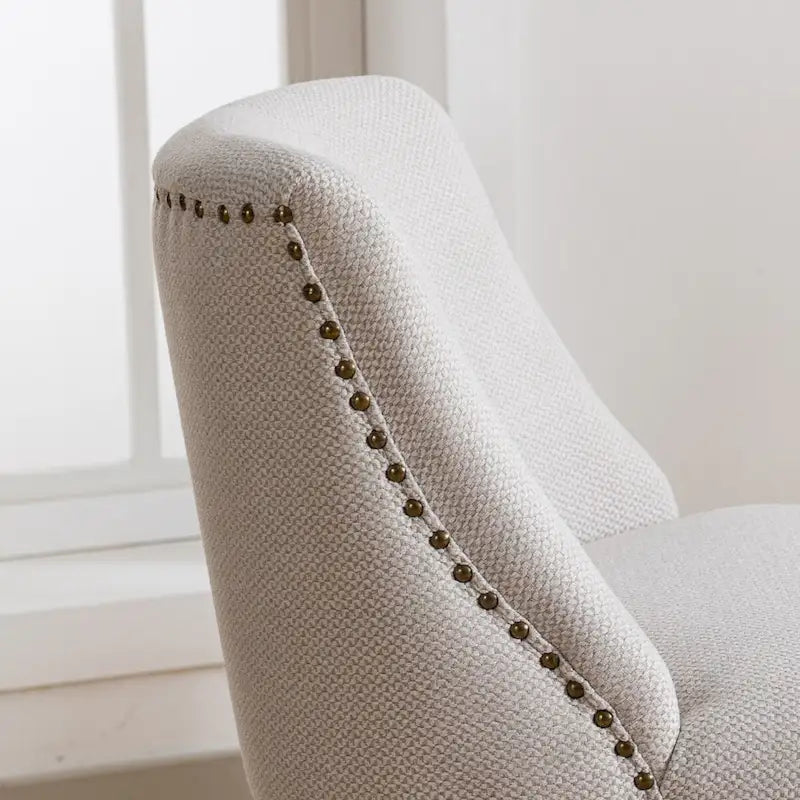 Tabourets de bar pivotants à hauteur de comptoir, hauteur d'assise 66 cm, ensemble de 2 tabourets de bar rembourrés en tissu