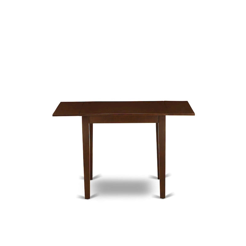 Ensemble de table de cuisine East West Furniture comprenant une table à manger rectangulaire et des chaises Parson, en acajou (nombre de pièces au choix)
