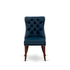 Ensemble de table de cuisine East West Furniture comprenant une table à manger rectangulaire et des chaises Parson, en acajou (nombre de pièces au choix)