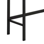 Table de cuisine/salle à manger, table de bar, ensemble table et chaises longues avec 3 tabourets