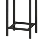 Table de cuisine/salle à manger, table de bar, ensemble table et chaises longues avec 3 tabourets