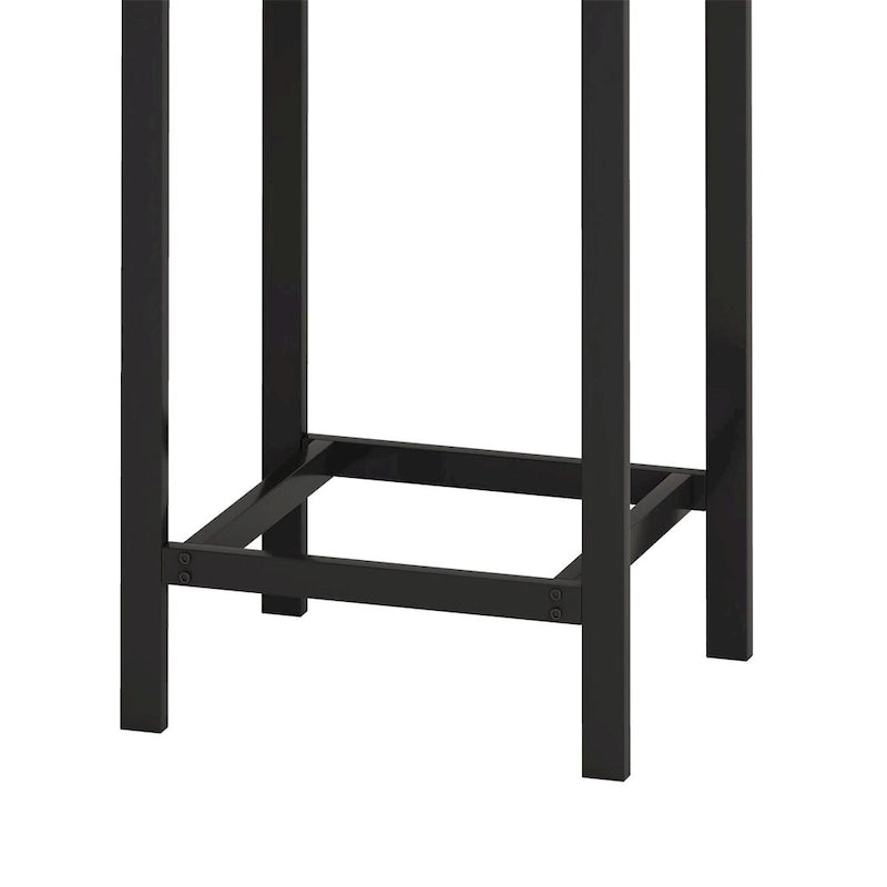 Table de cuisine/salle à manger, table de bar, ensemble table et chaises longues avec 3 tabourets