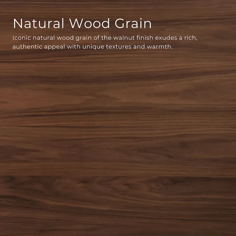 Ensemble de table à manger rectangulaire 5 pièces Beau I en noyer, style milieu du siècle, de Furniture of America