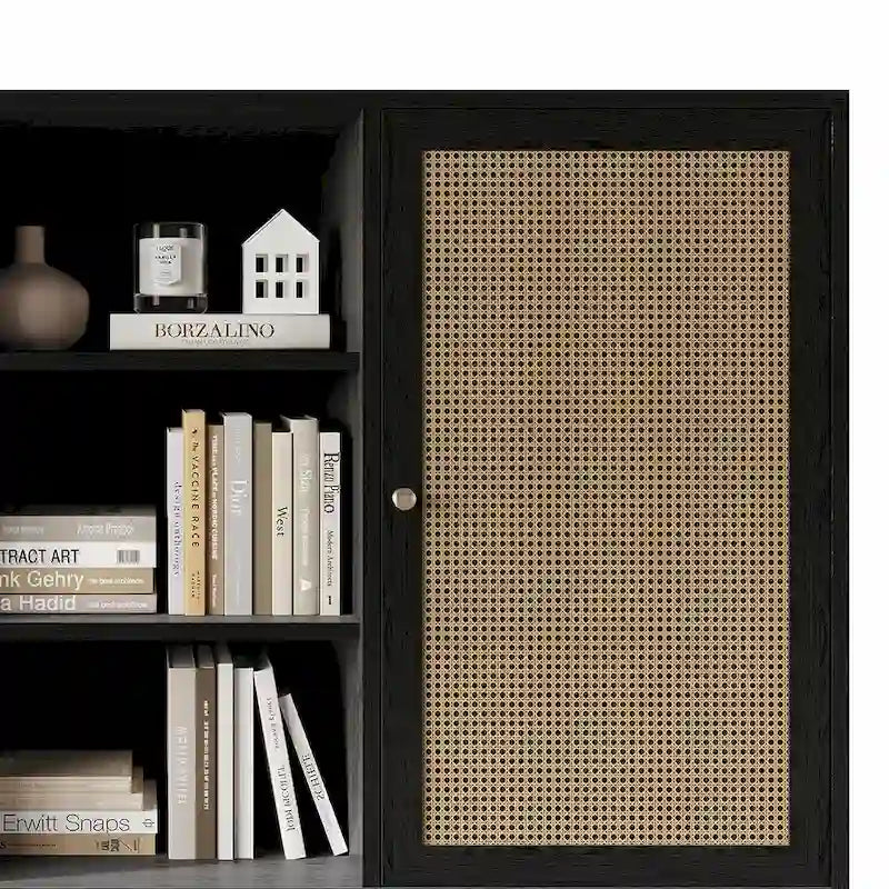 Buffet noir CraftPorch style moderne du milieu du siècle