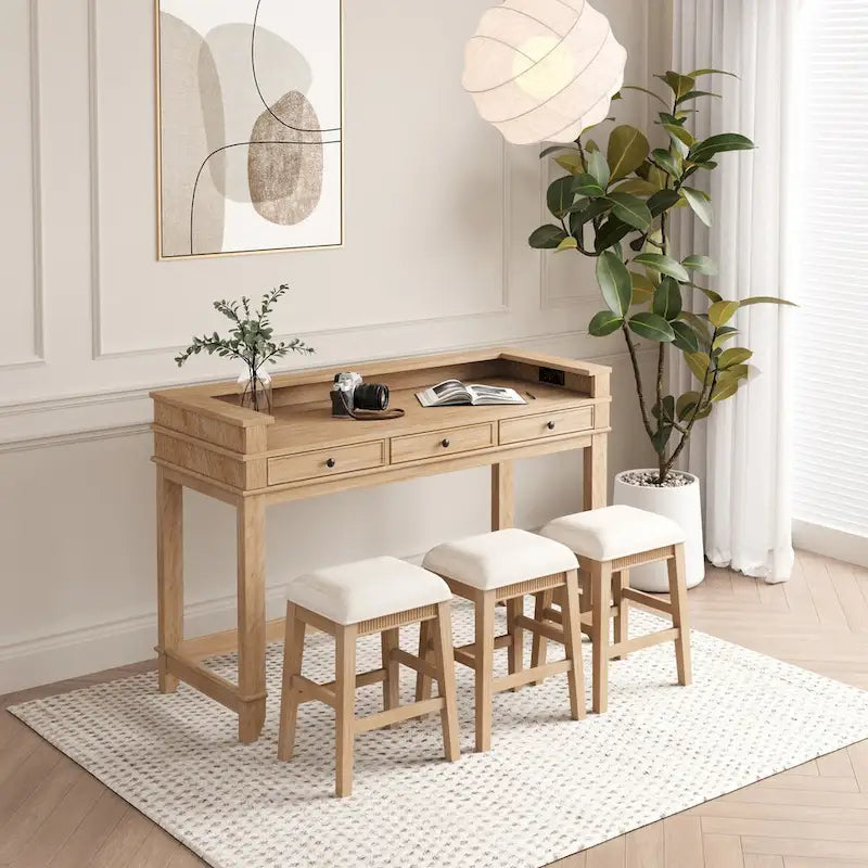4-Piece Dining Bar Table Set