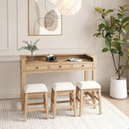 Ensemble table et bar de salle à manger 4 pièces