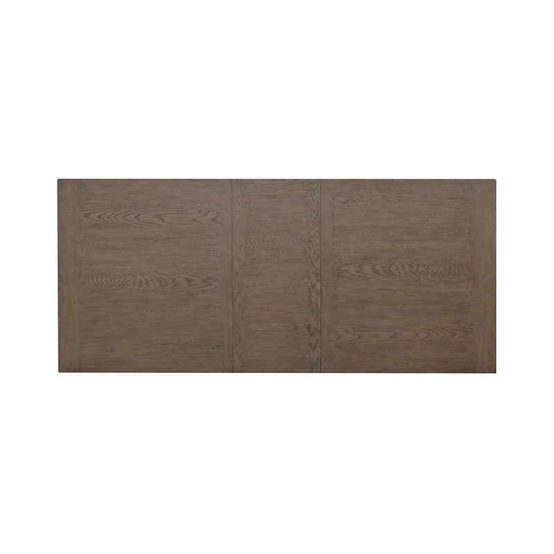 Ensemble de table rectangulaire 6 pièces style ferme américaine, couleur taupe poussiéreux