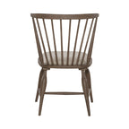 Ensemble de table rectangulaire 6 pièces style ferme américaine, couleur taupe poussiéreux