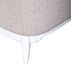 Fauteuil d'appoint rembourré blanc antique Magnolia Manor